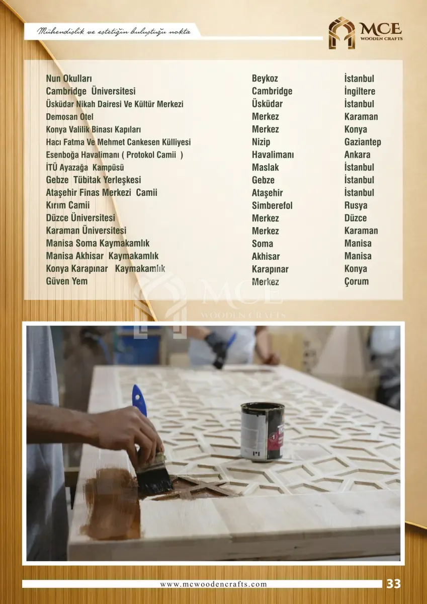 Lüks Kündekari Ahşap Kapı - Model 34_1