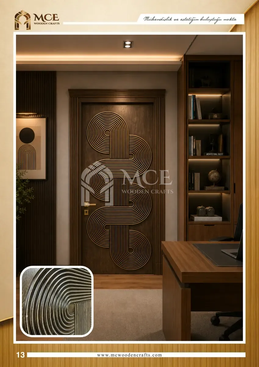 Luxury Kundekari Wooden Door - Model 13