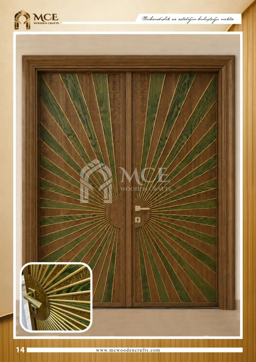 Luxury Kundekari Wooden Door - Model 14