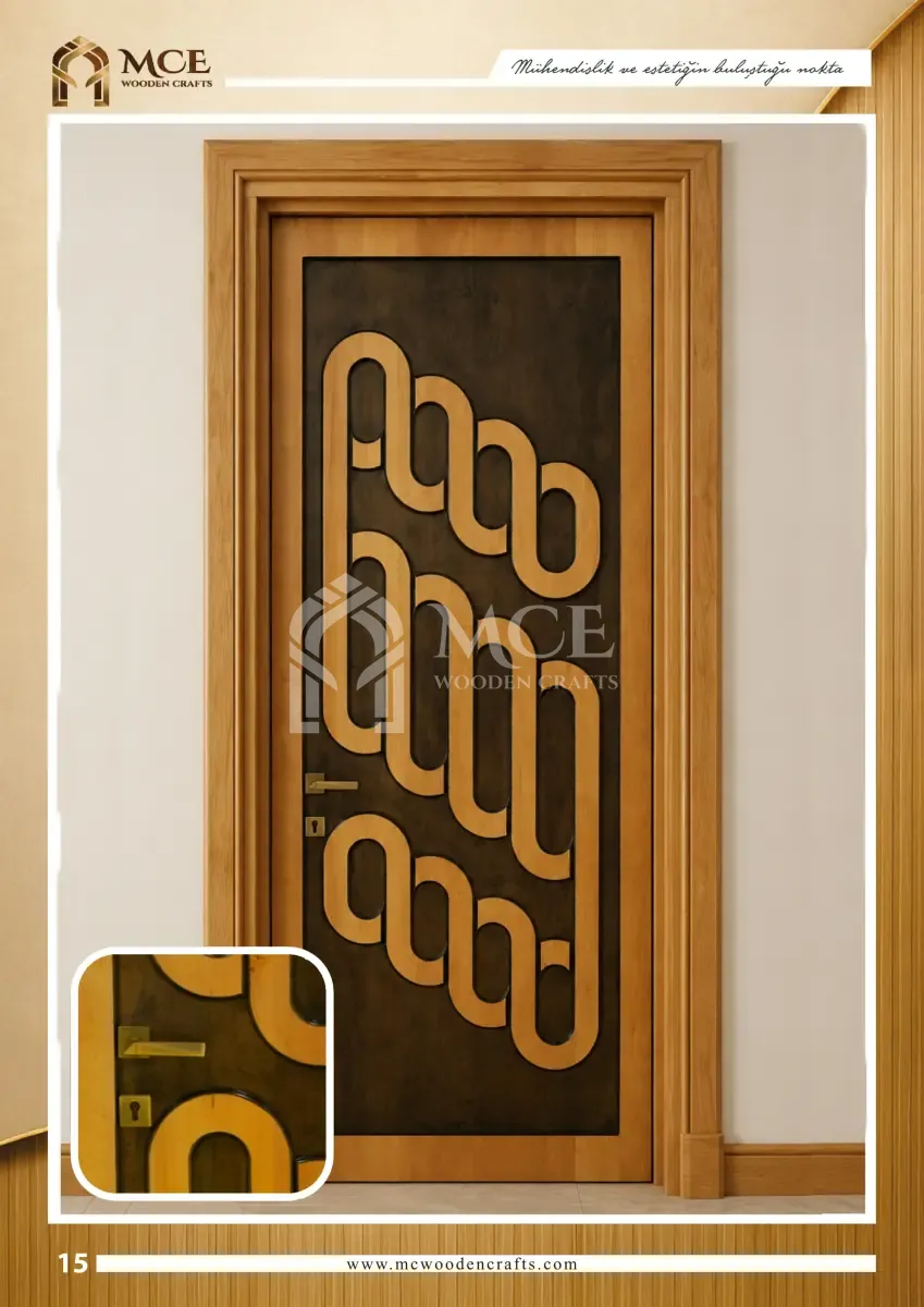 Luxury Kundekari Wooden Door - Model 15