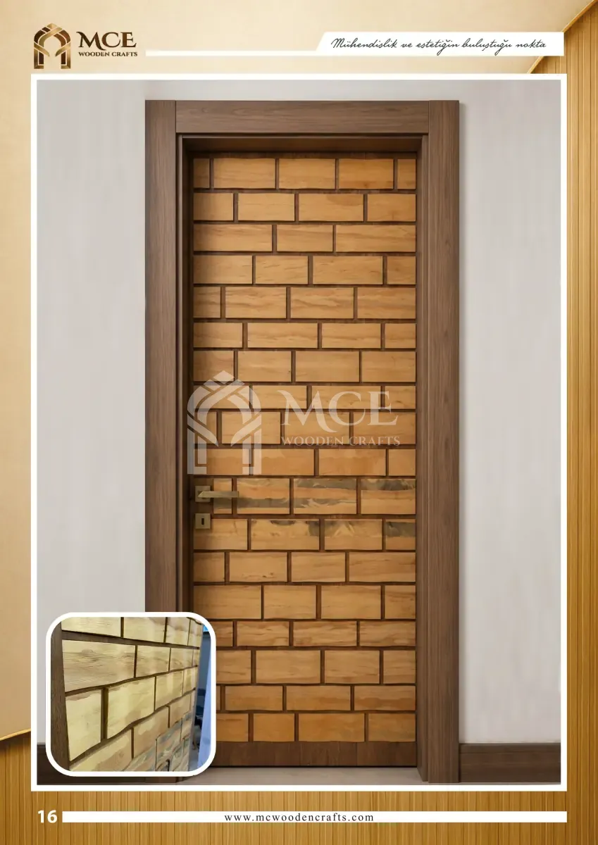 Luxury Kundekari Wooden Door - Model 16
