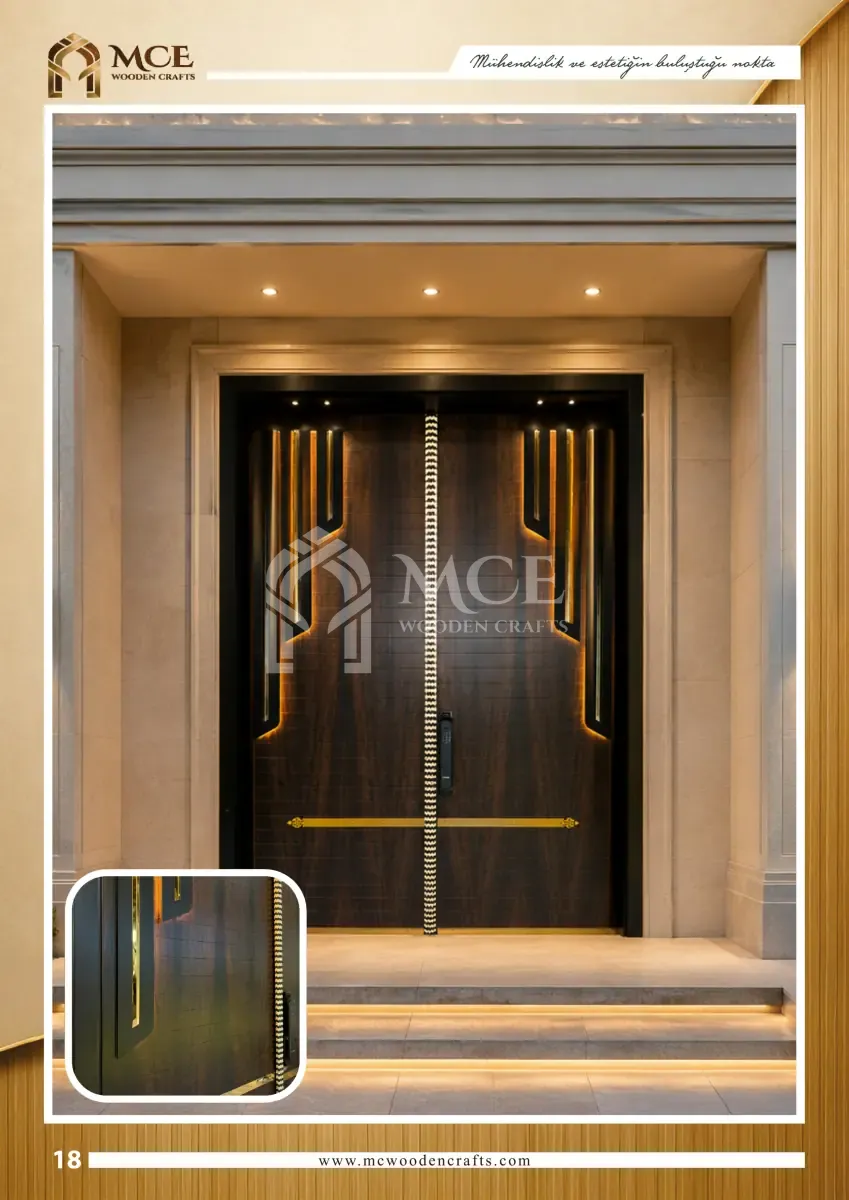 Luxury Kundekari Wooden Door - Model 18