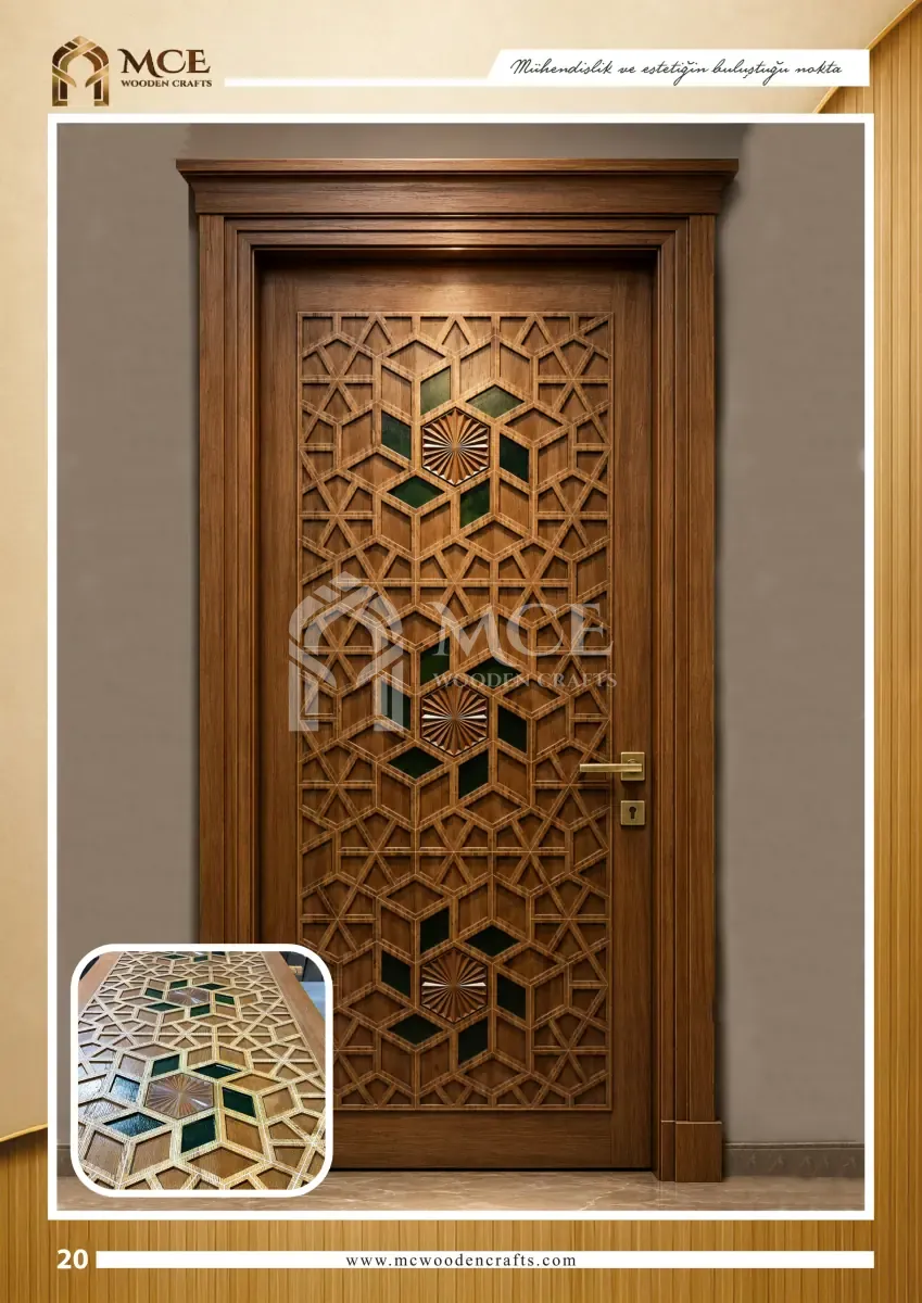 Luxury Kundekari Wooden Door - Model 20