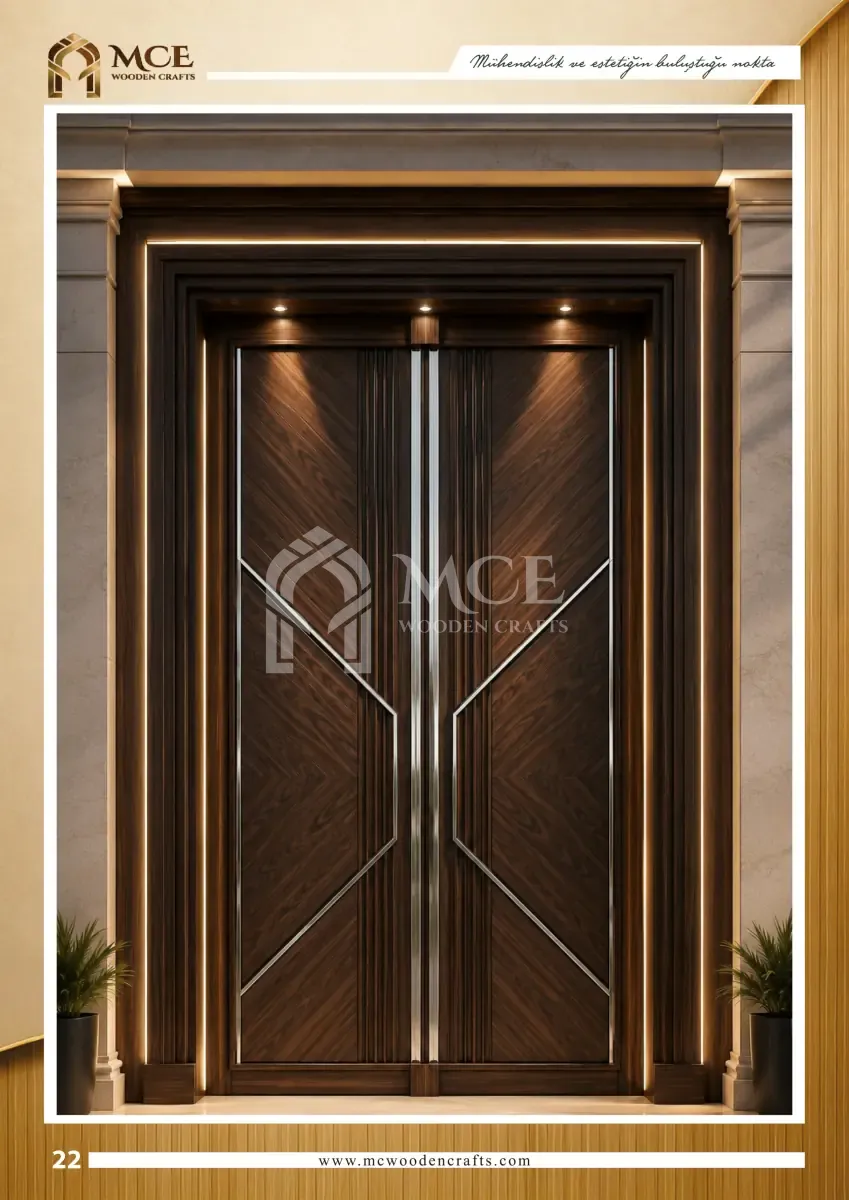Luxury Kundekari Wooden Door - Model 22