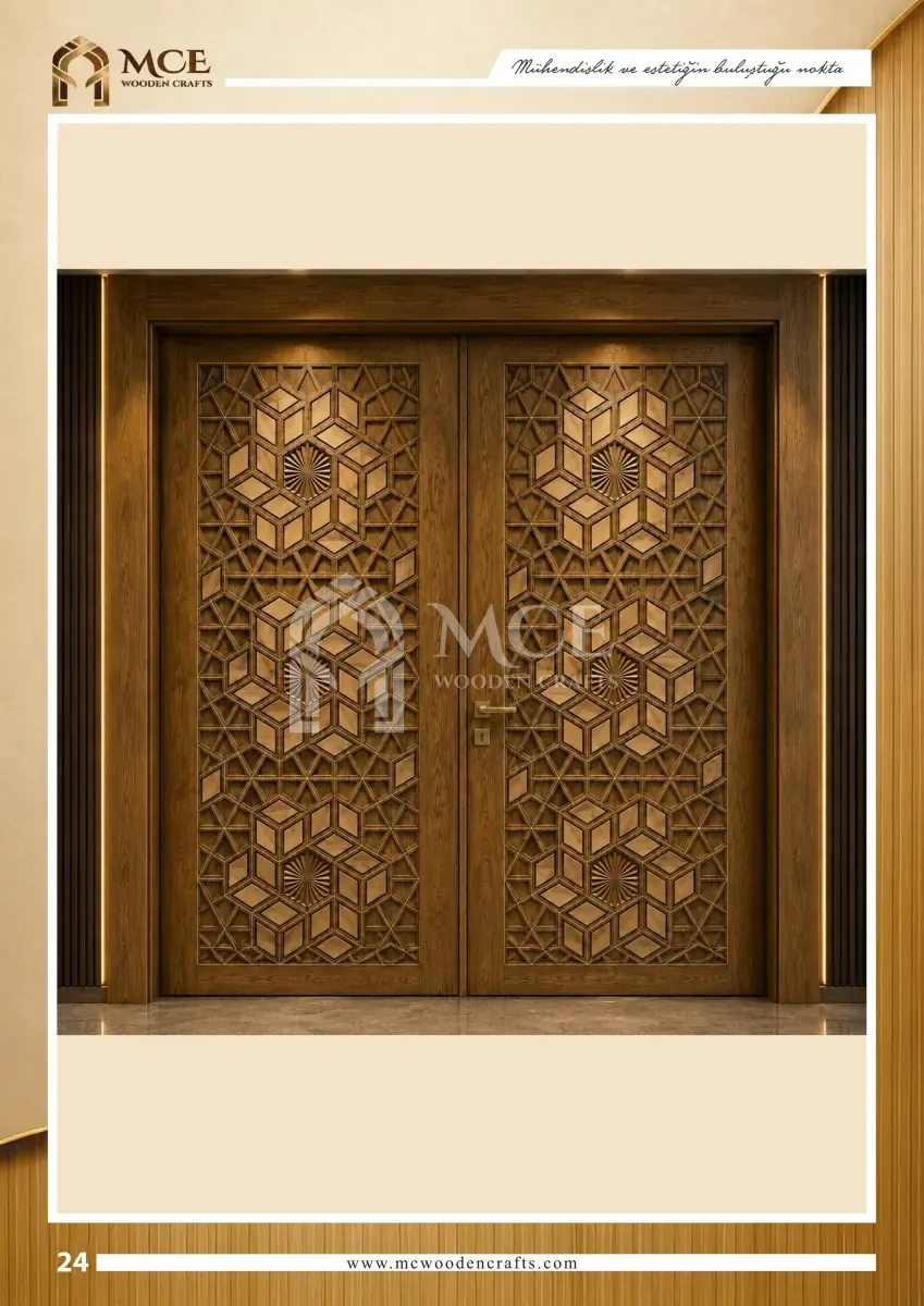 Luxury Kundekari Wooden Door - Model 24