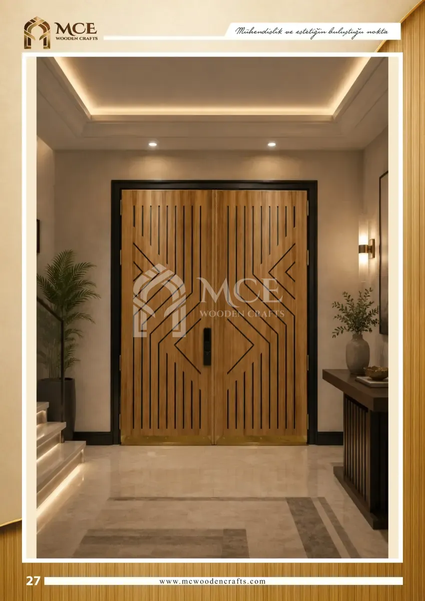 Luxury Kundekari Wooden Door - Model 27